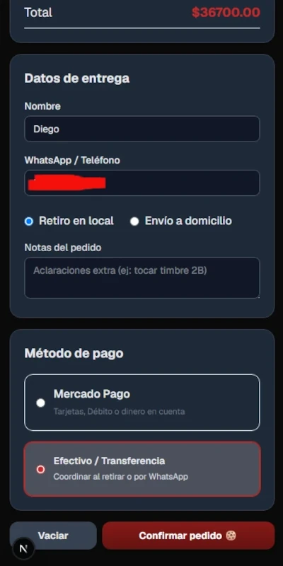 User screen 4